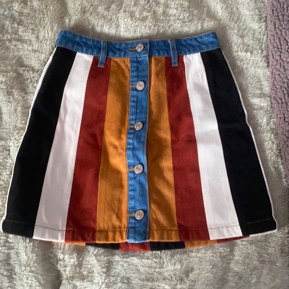 🔸 2 for 16 🔸Color Block Skirt